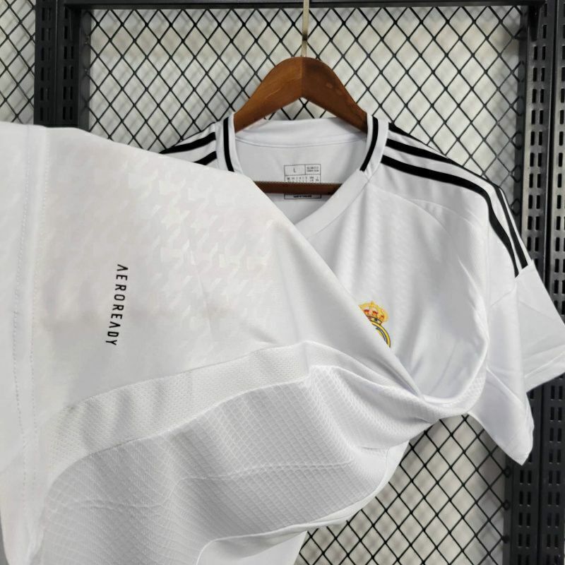 Camisa Real Madrid 24/25 Home Torcedor Adidas - Branco